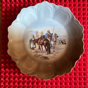 ANTIQUE PUNCH PORTRAIT PLATE